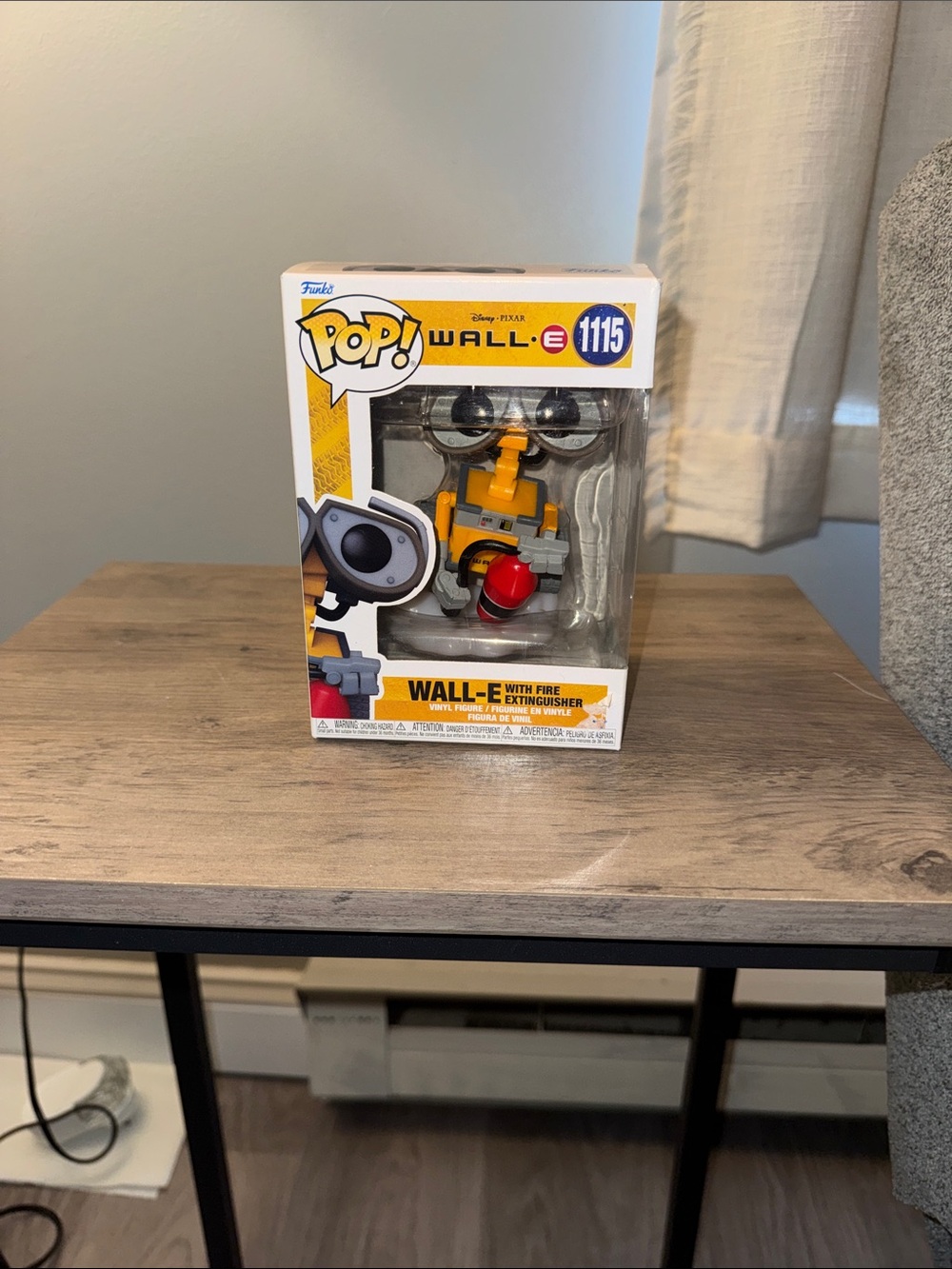 Funko WALL·E Vinyl Figure in Yellow with Red Fire Extinguisher